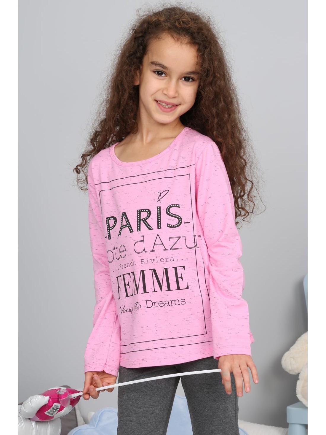 Pink Children\'s Blouse NDZ7674 - Online store - Boutique